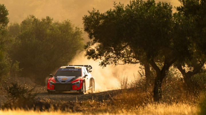 Rally Greece: Ott Tanak takes lead as Acropolis bites