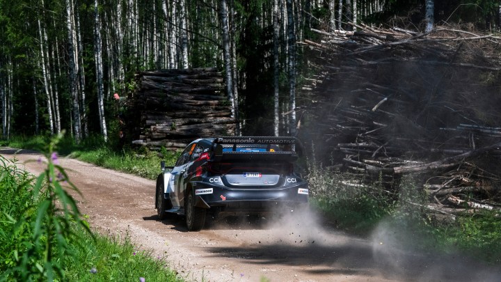 Oliver Solberg leads WRC Rally Estonia after morning loop