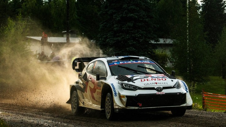 Sami Pajari fastest on first shakedown pass at Rally Finland