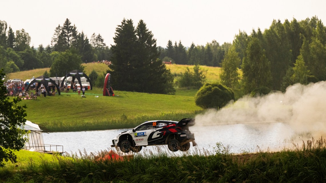 Oliver Solberg on cusp of WRC victory at Rally Estonia