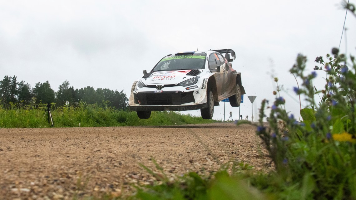 Oliver Solberg dominates win at WRC Rally Estonia
