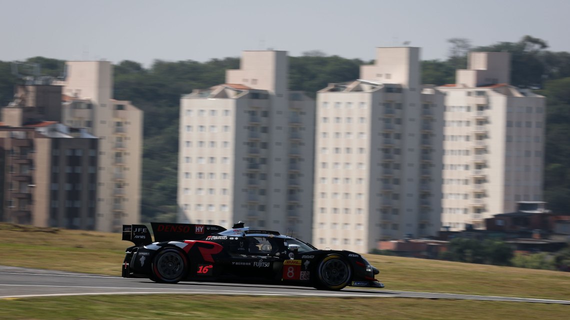 Toyota top final practice at WEC 6 Hour of Sao Paulo