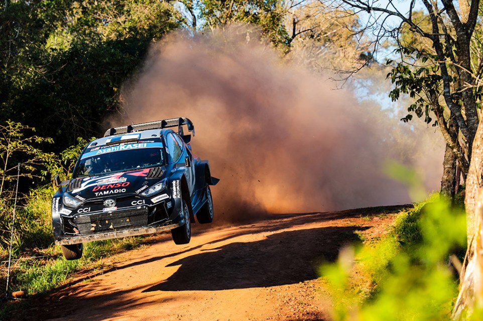 Kalle Rovanpera loses WRC Rally Paraguay lead after puncture