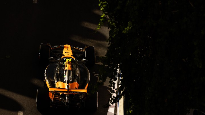 Lando Norris fastest in lengthy red-flagged FP1 at Azerbaijan Grand Prix