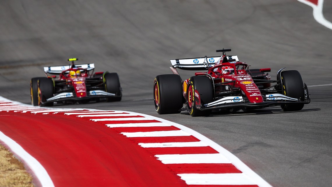 Who starts where at the United States Grand Prix?