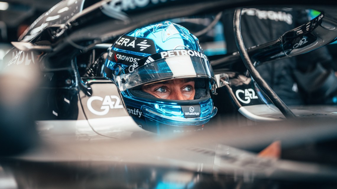 George Russell claims pole position for Singapore Grand Prix