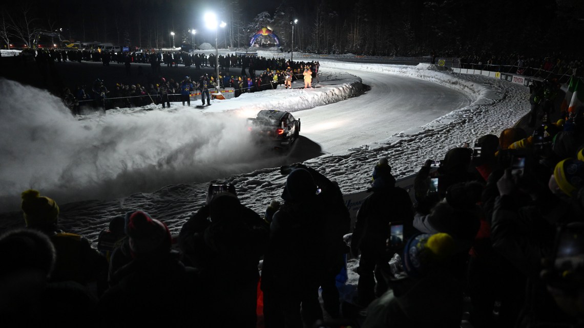 Oliver Solberg takes overnight lead of Rally Sweden 