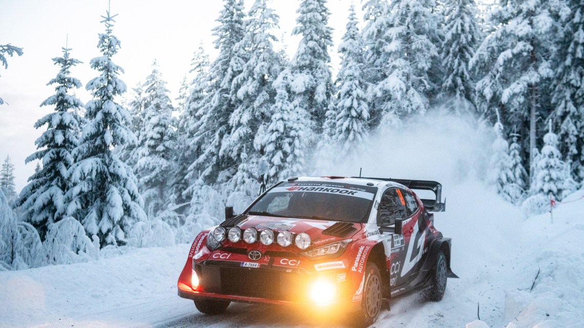 Takamoto Katsuta heads Rally Sweden ahead of Evans 