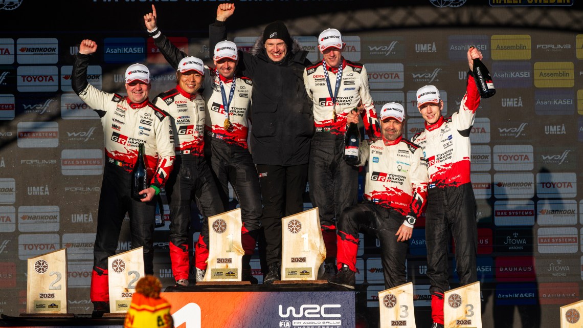 3 winners and 2 losers of Rally Sweden