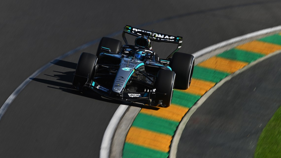 George Russell clears gap to Hamilton in FP3 at Australian GP