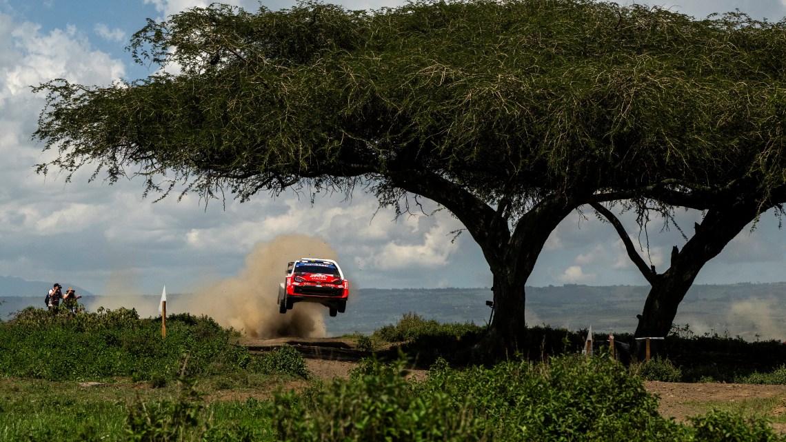 Oliver Solberg maintains Safari Rally Kenya lead despite puncture