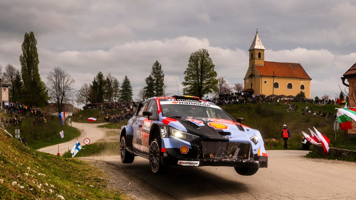 Thierry Neuville takes rally lead from Pajari in Croatia