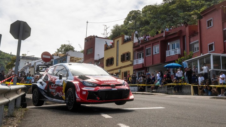 Sebastien Ogier leads Toyota quintet after Rally Islas Canarias Saturday morning