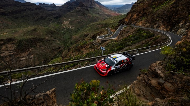 Solberg heartbreak as Swede stops whilst Ogier leads Rally Islas Canarias