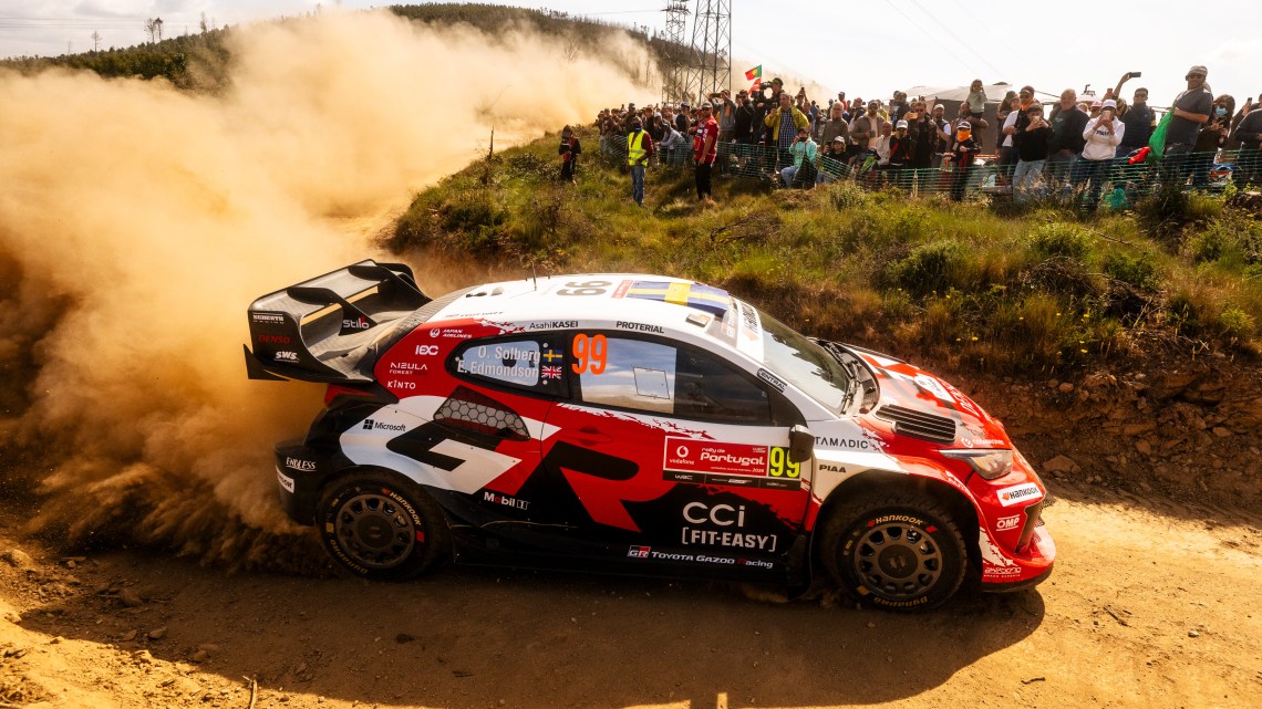 Solberg takes early Thursday lead at WRC Rally Portugal