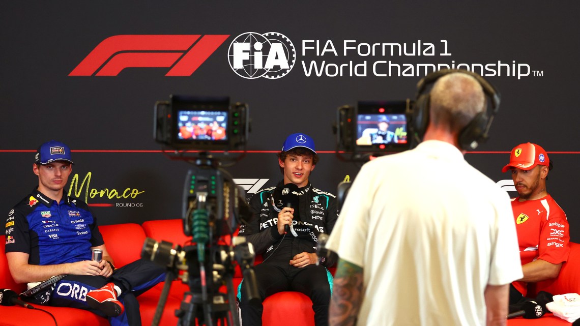Verstappen and Hamilton joke on Antonelli Monaco GP Start