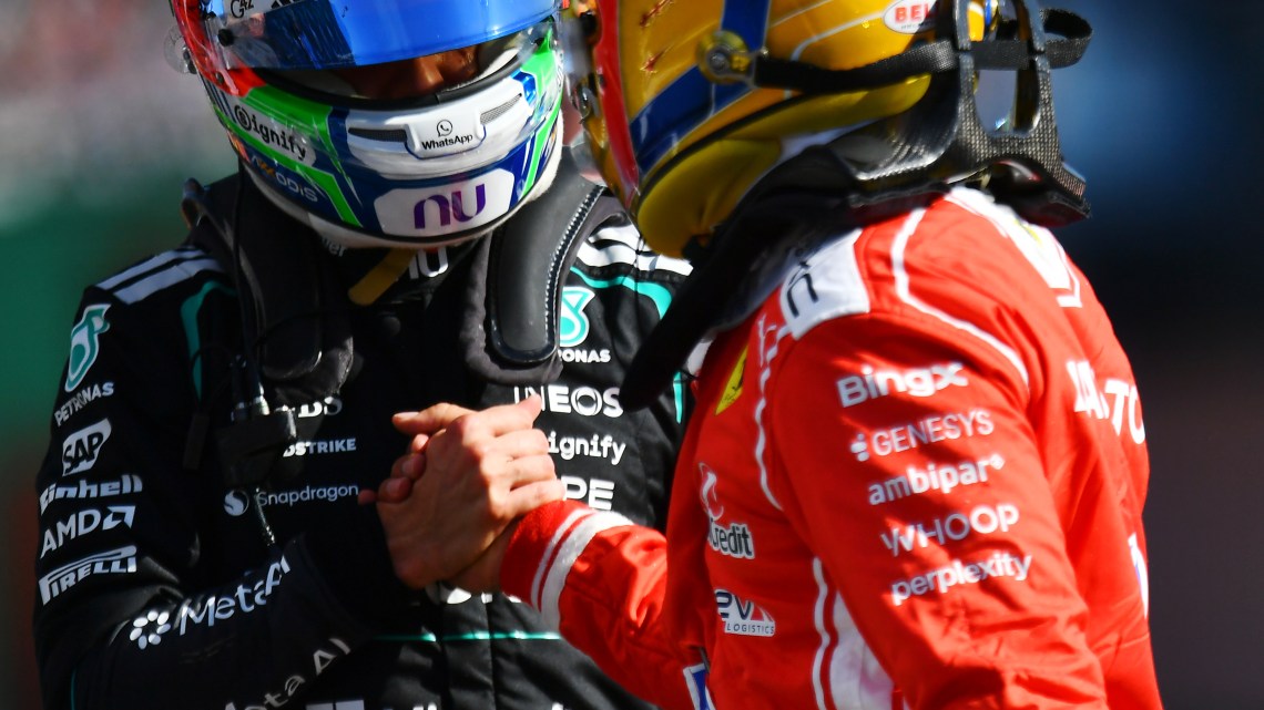 ‘Night and Day’ says Kimi Antonelli after British GP sprint qualifying