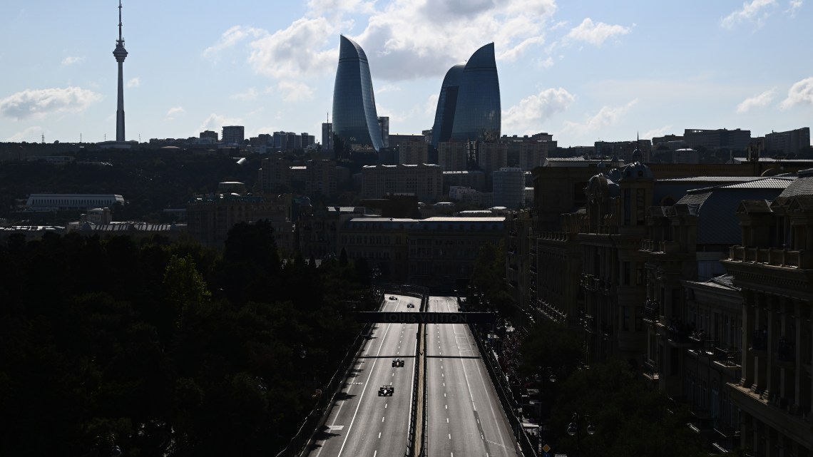 George Russell wins Azerbaijan Grand Prix as Kimi Antonelli recovers to fifth