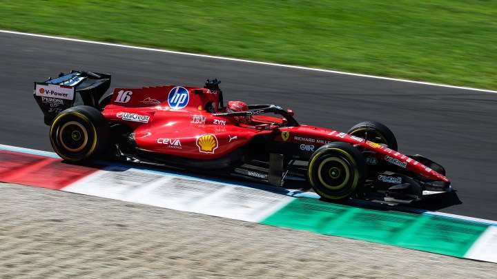 Charles Leclerc brings out Italian Grand Prix red flag with heavy crash