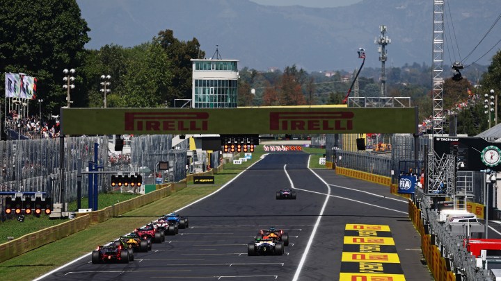 Italian Grand Prix starting grid with penalties applied