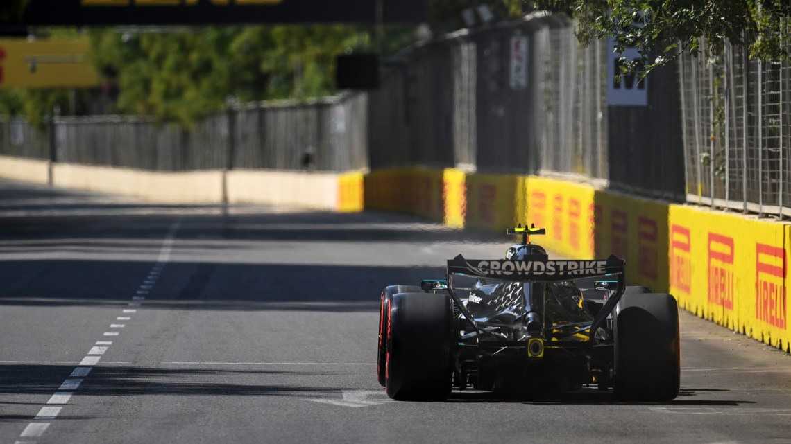 George Russell tops opening hour of Azerbaijan Grand Prix practice