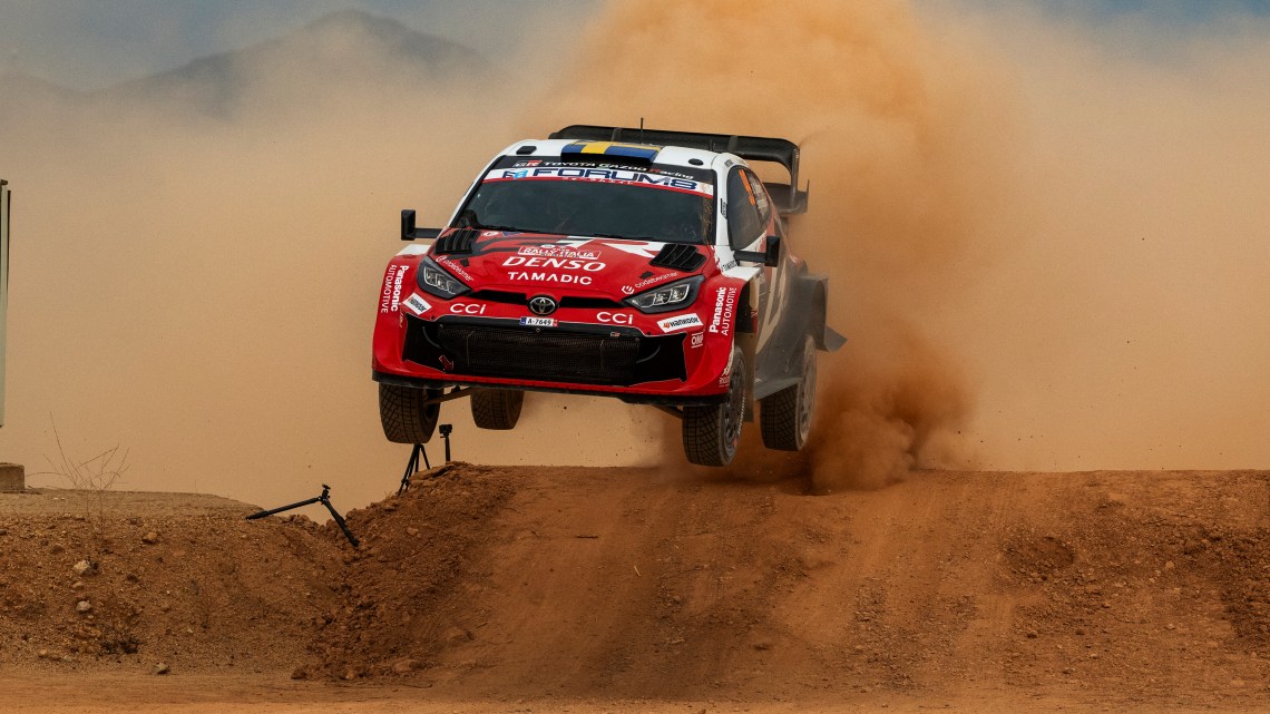 Oliver Solberg lays down gauntlet at Rally Italia Sardegna